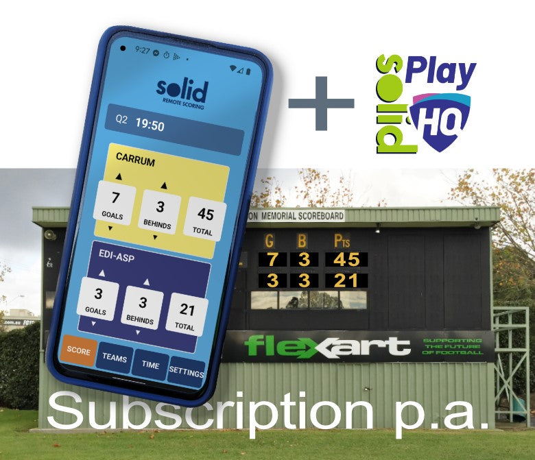 Membership for Scoreboard Conversion PlayHQ/remote-app $380p.a. – Solid ...