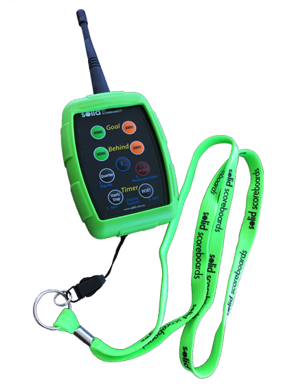 RF hand-held remote control – Solid Display Systems