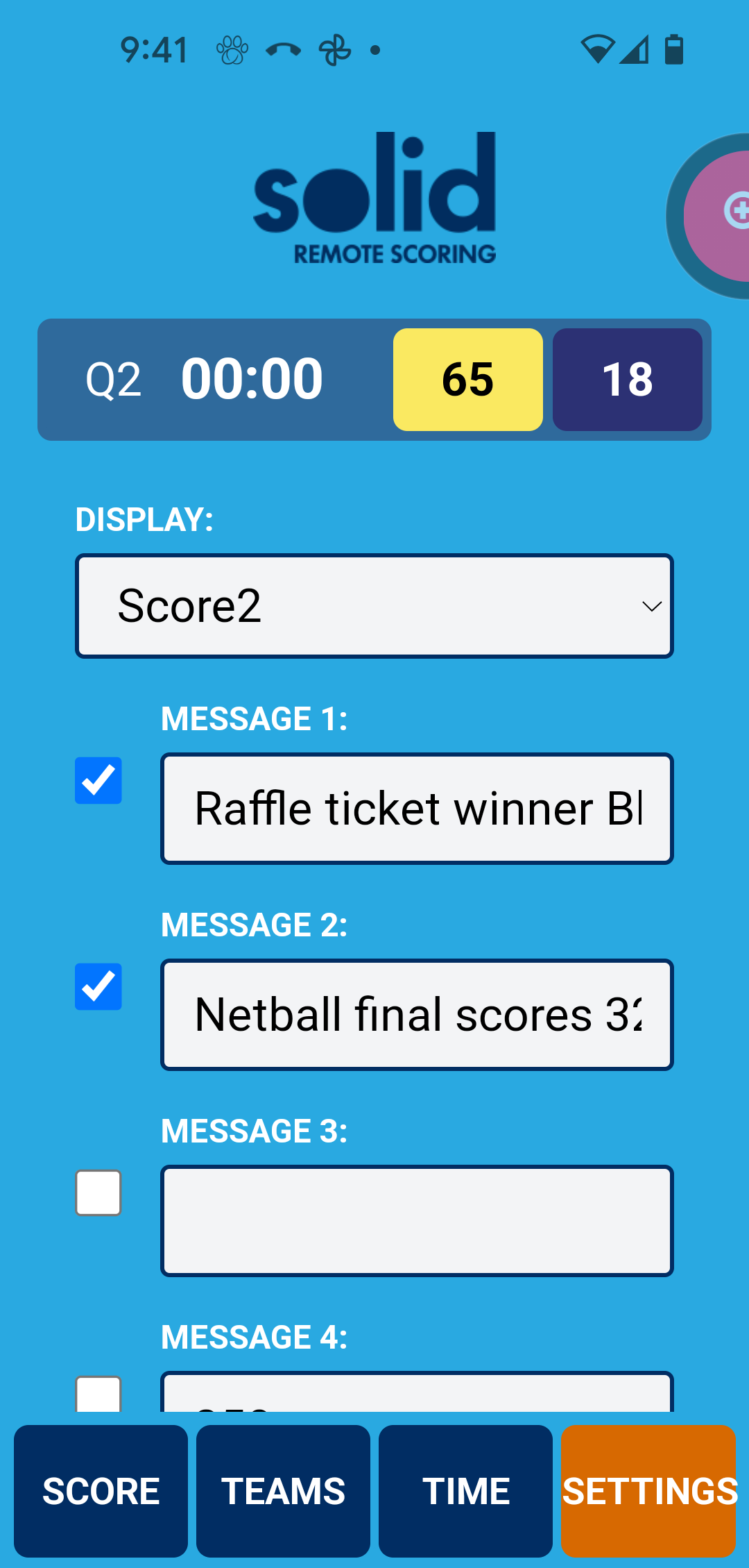 S2 membership - Remote App - manual scoring (not PlayHQ)